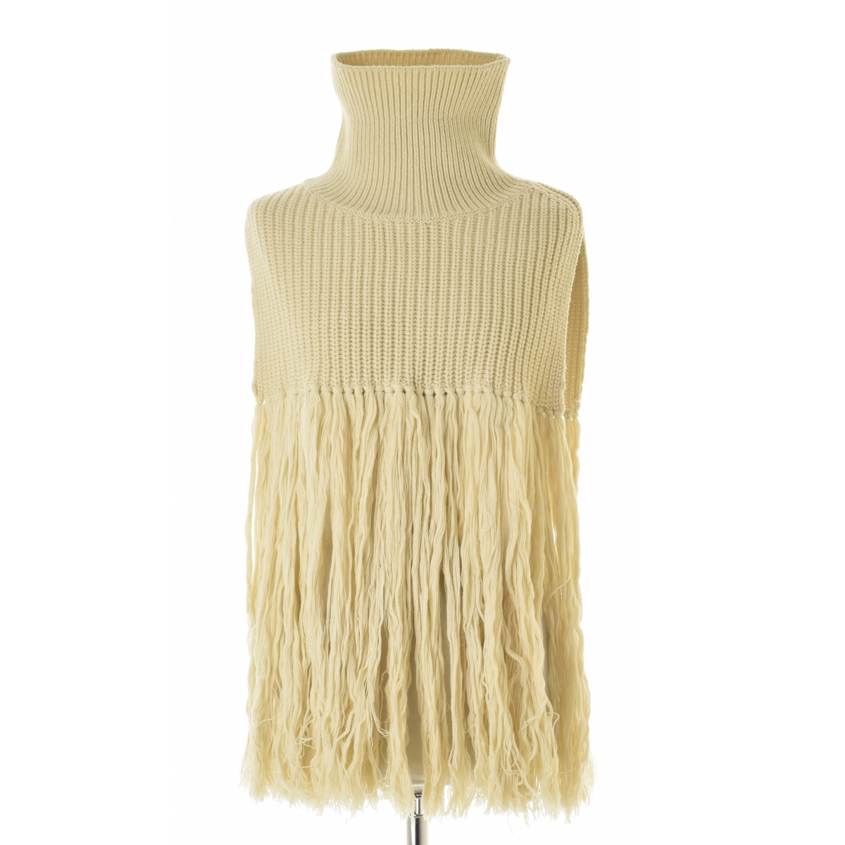 HYKE / ϥθ20AW 11205 RIBED WOOL TURTLE NECK SWEATER CAPE ȥͥå ե ץ˥åȥ٥ȡרܺٲ