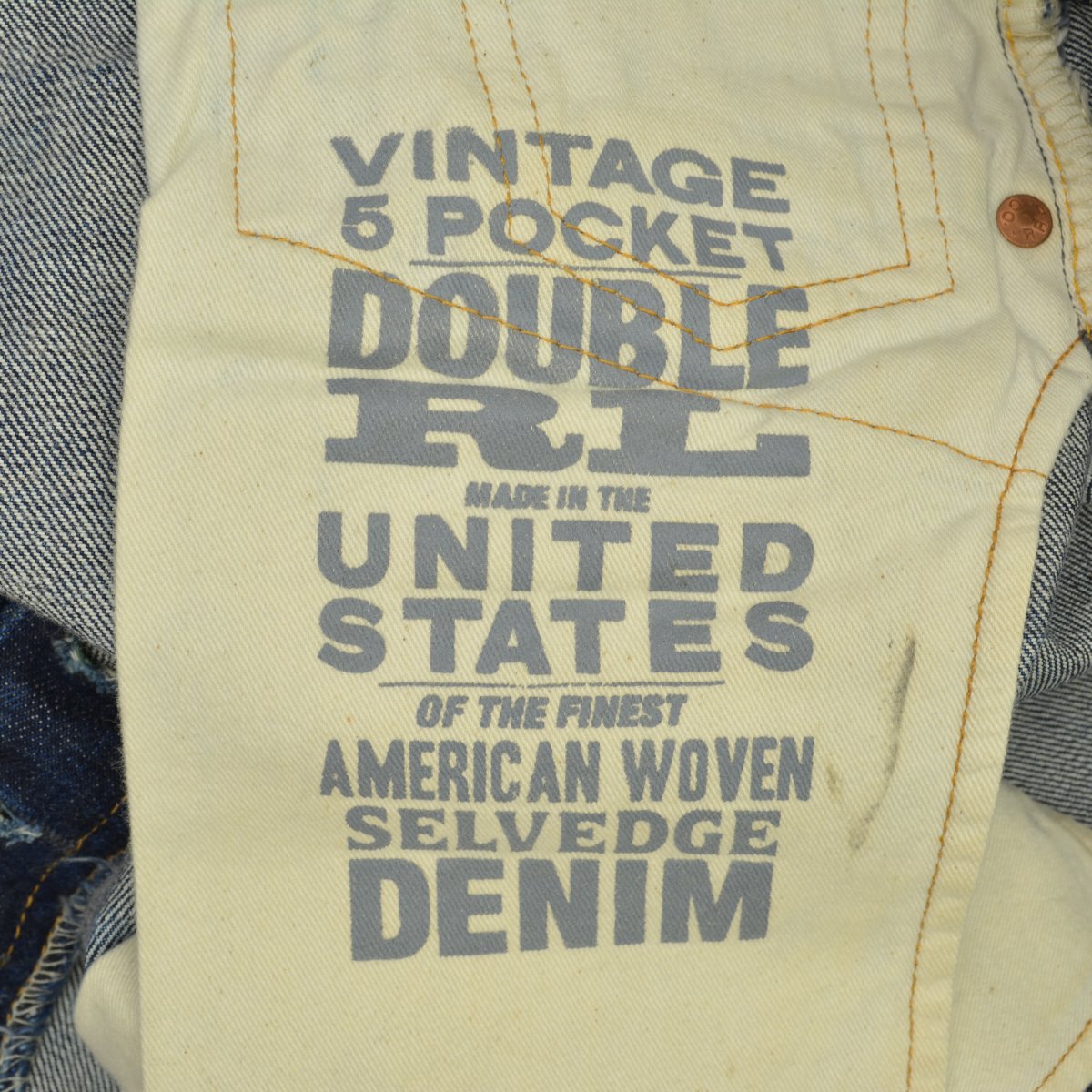 DOUBLERL VINTAGE 5PKT JEAN 5ポケットデニムパンツ Vintage 5-Pocket