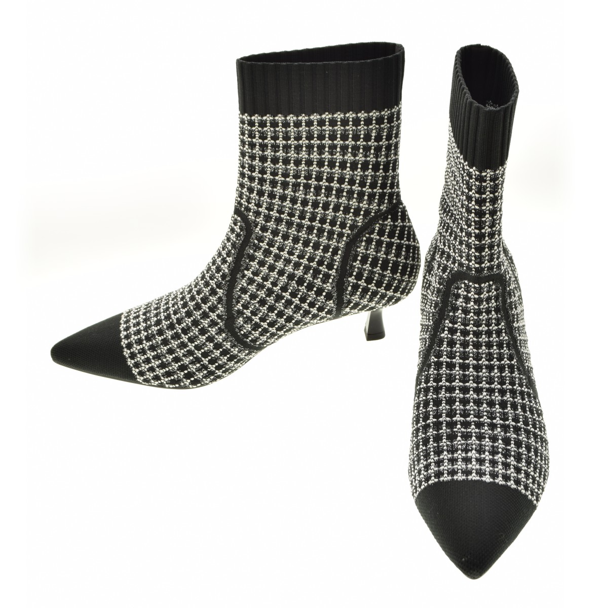 VIVAIA ニットブーツ ブランド古着】VIVAIA / ビバイア TWEED ニット ブーツ | ブーツ