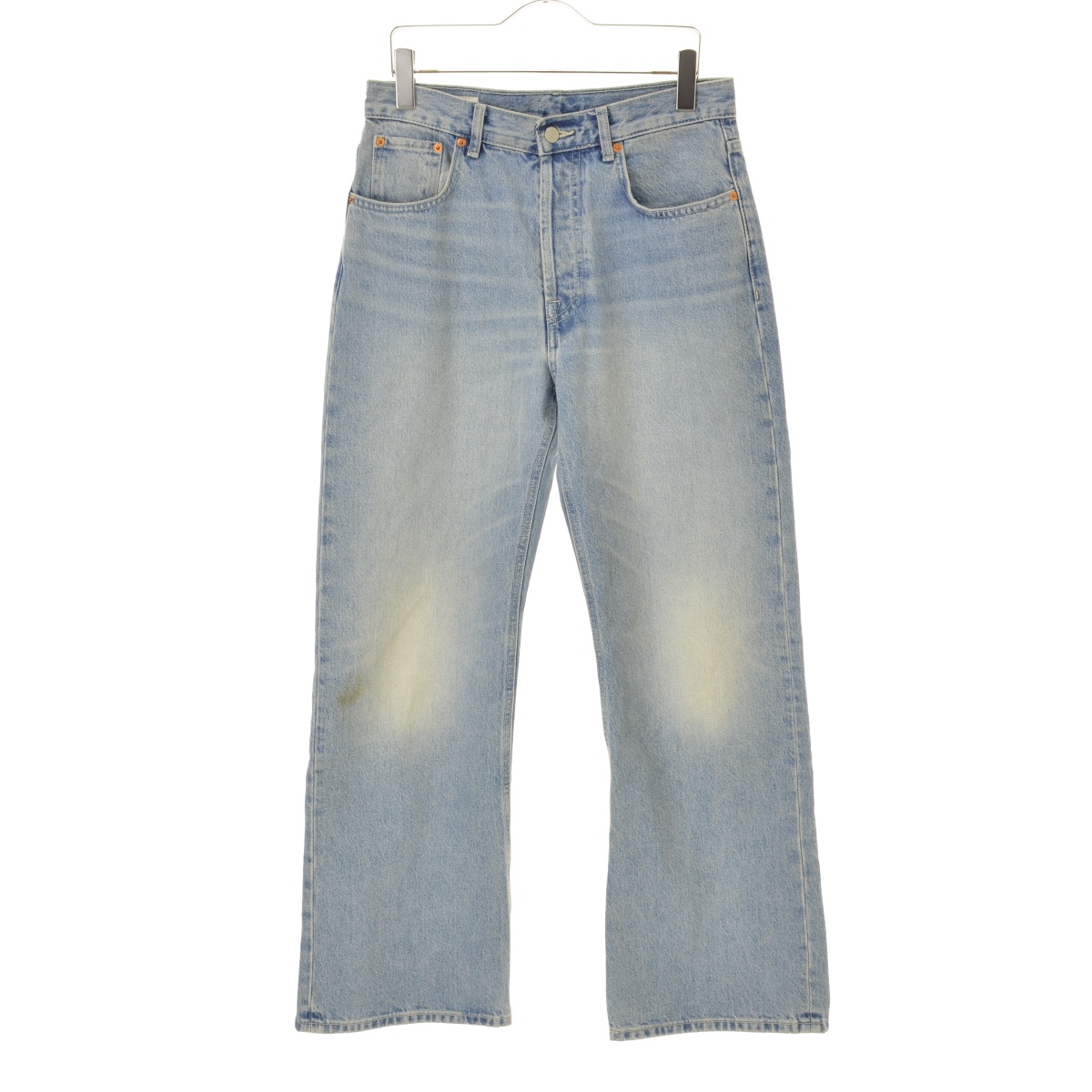 新品タグ付】ZARA ザラ ブーツカットデニム ブルー S / メンズ可 